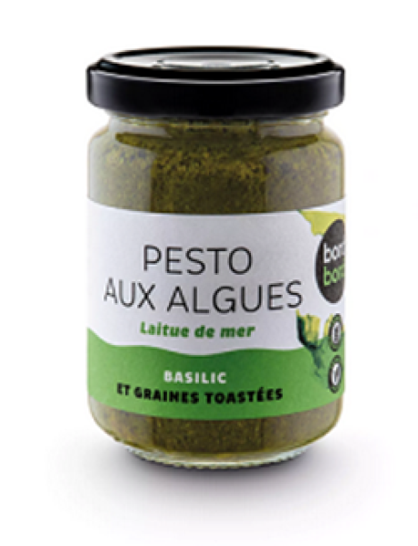 Pesto - Meersalat -  Basilikum - Sonnenblumenkerne